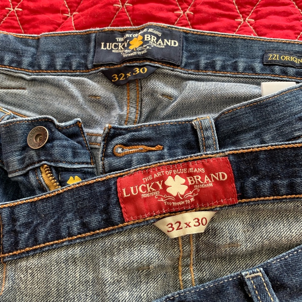 Two pair Men’s Lucky Jeans